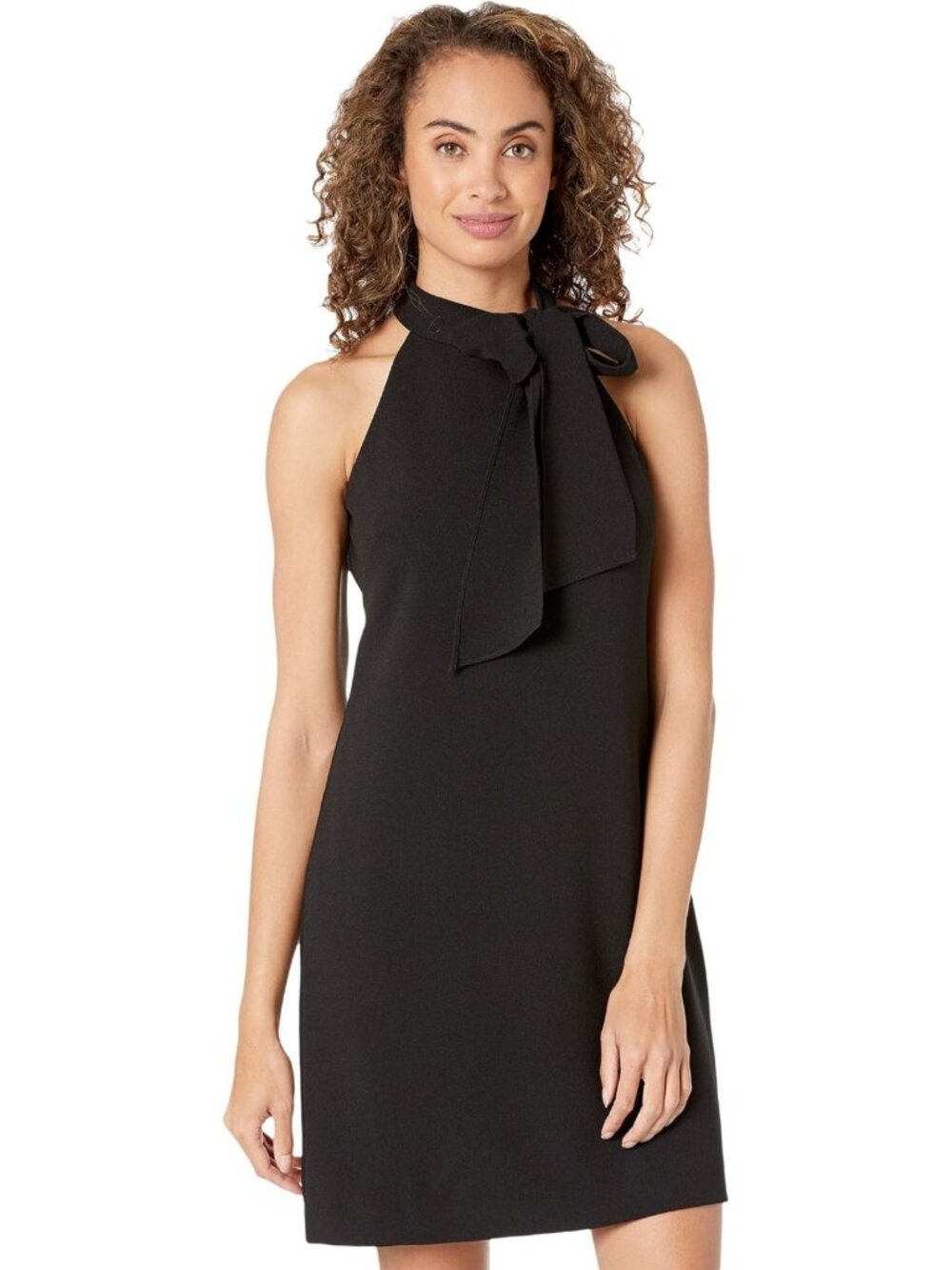 Chic Sleeveless Halter Tie Neck Mini Dress - Perfect for Summer & Parties